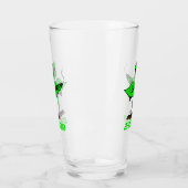 Germinator Cyborg Pflanze lustiger Cartoon Glas (Links)