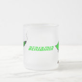 Germinator Cyborg Pflanze lustiger Cartoon Mattglastasse (Mittel)