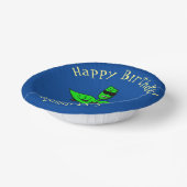 Germinator Cyborg Pflanze lustiger Cartoon Pappteller (Gewinkelt)