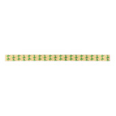 Germinator Cyborg Pflanze lustiger Cartoon Satinband (Vorderseite)