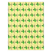 Germinator Cyborg Pflanze lustiger Cartoon Tischdecke (Vorderseite)