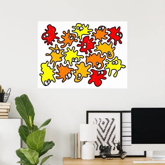 Germs Poster (Heimbüro)