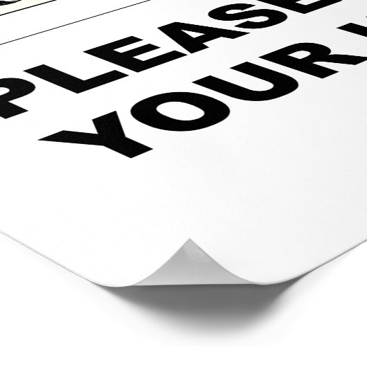 Germs spricht über Handwaschplakat Poster (Ecke)