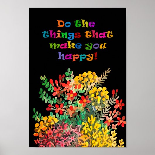 Gerne Dinge Wild Blume Poster (Vorne)