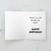 Gerne Geburtstagswünsche Karte (Innenseite)