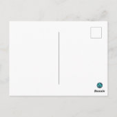 Gerne Gedanken über Sie - Fisch fressen Postkarte (Rückseite)