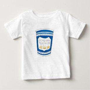 Gerne servieren Sie Blue Griechisch Diner Coffee C Baby T-shirt