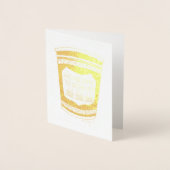 Gerne servieren Sie NYC Griechisch Diner Coffee Cu Folienkarte (Vorderseite)