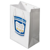 Gerne servieren wir griechische NYC Diner Coffee C Mittlere Geschenktüte (Vorderseite Schrägansicht)