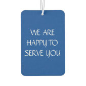 Gerne servieren wir Ihnen Blue NYC Griechisch Dine Autolufterfrischer (Rückseite)