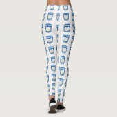 Gerne servieren wir Ihnen NYC Griechisch-Diner Cof Leggings (Rückseite)