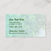 Gerödete Grünflächen mit Personalisiertem Text QR- Visitenkarte (Vorderseite)