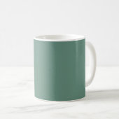 Geröllte Elegance - Aquamariner Ozean Kaffeetasse (VorderseiteRechts)