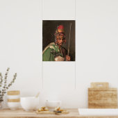 Gérôme - A Bashi Bazouk Poster (Küche)