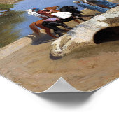 Gérôme - Aussicht auf Medinet El Fayoum Poster (Ecke)