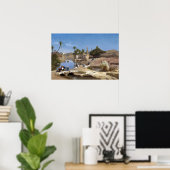 Gérôme - Aussicht auf Medinet El Fayoum Poster (Heimbüro)