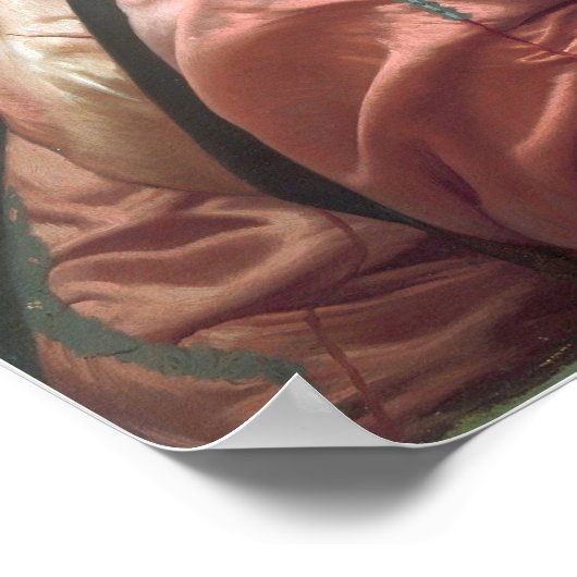 Gérôme - Black Bashi Bazouk 1869 Poster (Ecke)