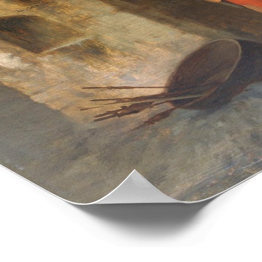 Gérôme - Cafe House, Kairo Poster (Ecke)