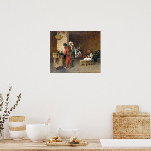 Gérôme - Cafe House, Kairo Poster (Küche)