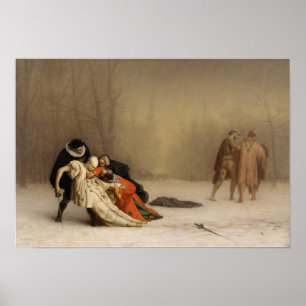 Gérôme - Das Duell nach dem Maskenball Poster