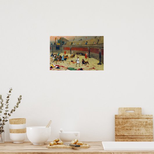 Gérôme - Der Eingang 1902 Poster (Küche)