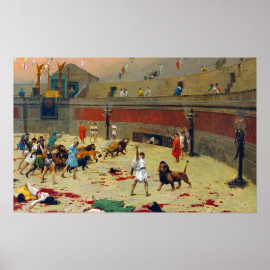 Gérôme - Der Eingang 1902 Poster (Vorne)