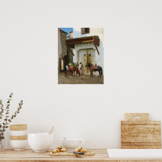 Gérôme - Die Pause 1875 Poster (Küche)