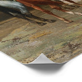 Gérôme - Die Pause 1875 Poster (Ecke)