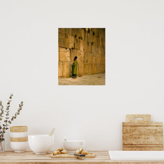 Gérôme - Die scheidende Mauer Poster (Küche)