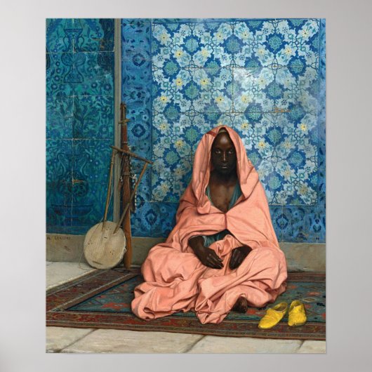 Gérôme - Die schwarze Bard 1888 Poster (Vorne)