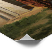 Gérôme - Garden an der Tür eines Grabes 1870 Poster (Ecke)