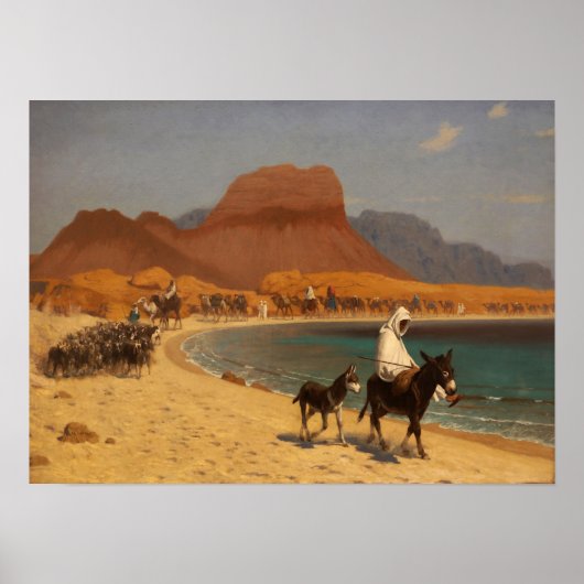 Gérôme - Golf von Aqaba 1897 Poster (Vorne)