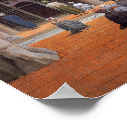 Gérôme - Inneres einer Moschee 1870 Poster (Ecke)