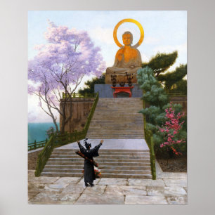 Gérôme - Japaner betet zu einer Gottheit Poster