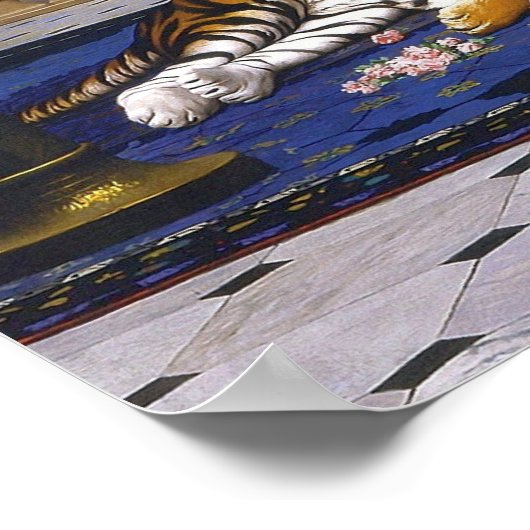 Gérôme - Kummer Pasha Poster (Ecke)