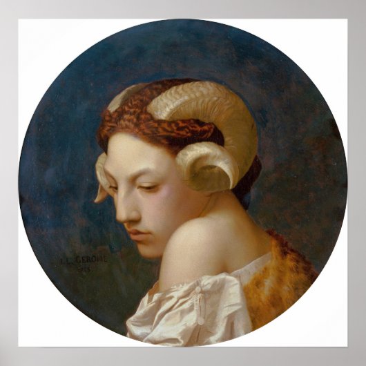 Gérôme - Leiter einer Frau Poster (Vorne)