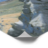 Gérôme - Lion on Watch Poster (Ecke)