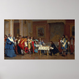 Gérôme - Louis XIV und Moliere Poster