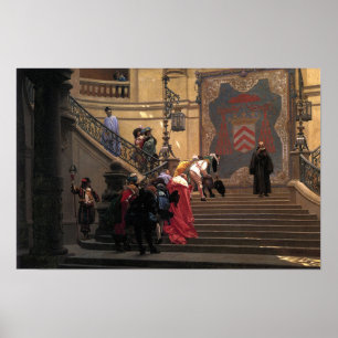 Gérôme - Power Hinter dem Thron 1873 Poster