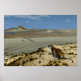 Gérôme - Tiger auf der Watch Poster