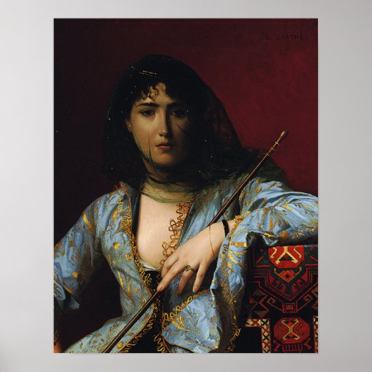 Gérôme - Veiled Circassian Beauty 1876 Poster (Vorne)