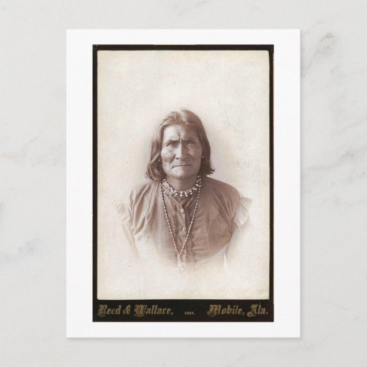 Geronimo 1888 postkarte (Vorderseite)
