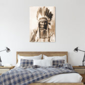 Geronimo 1904 Wrapped Canvas Leinwanddruck (Insitu (Schlafzimmer))