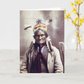 Geronimo, Alter 74 Karte (Gelbe Blume)