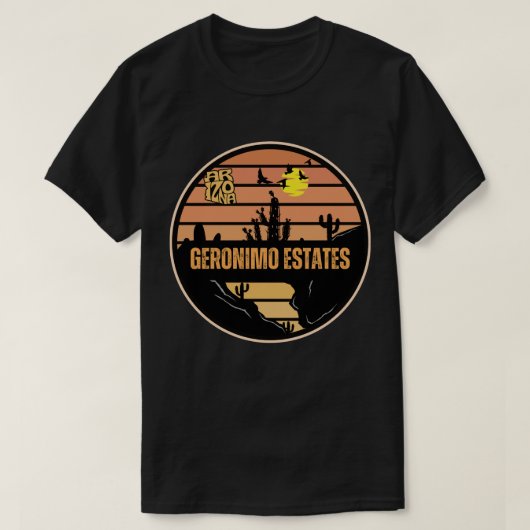 Geronimo-Anwesen, Arizona T-Shirt (Design vorne)