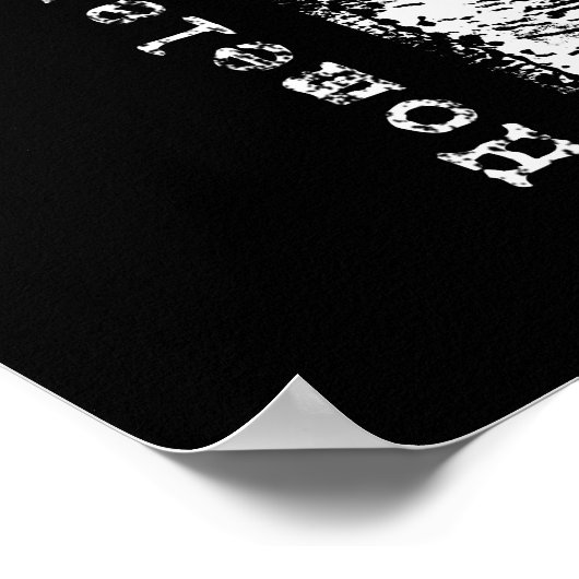 Geronimo Art Native American Apache Illustration Poster (Ecke)