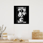 Geronimo Art Native American Apache Illustration Poster (Küche)