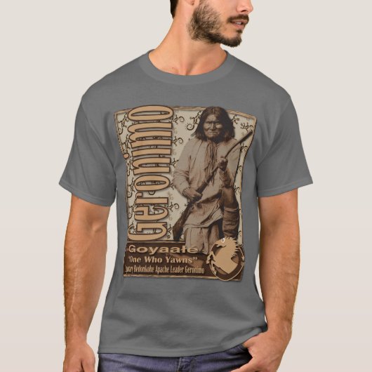 Geronimo Bedonkohe Apche T-Shirt (Vorderseite)