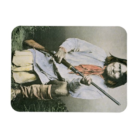 Geronimo (farbiges Foto) Magnet (Horizontal)
