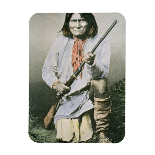 Geronimo (farbiges Foto) Magnet (Vertikal)